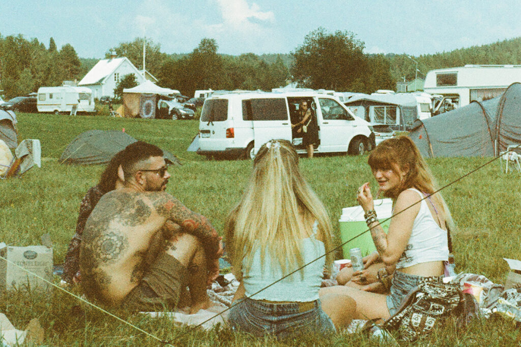 Camp Bygården på festivalen Urkult