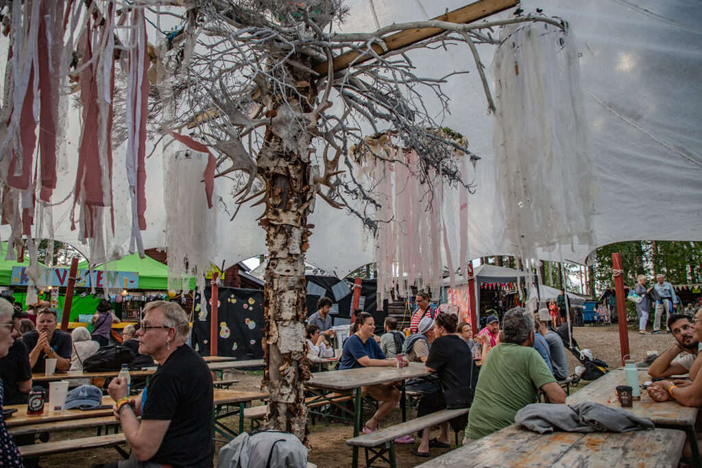 Gristältet inne på Näsåkers festplats