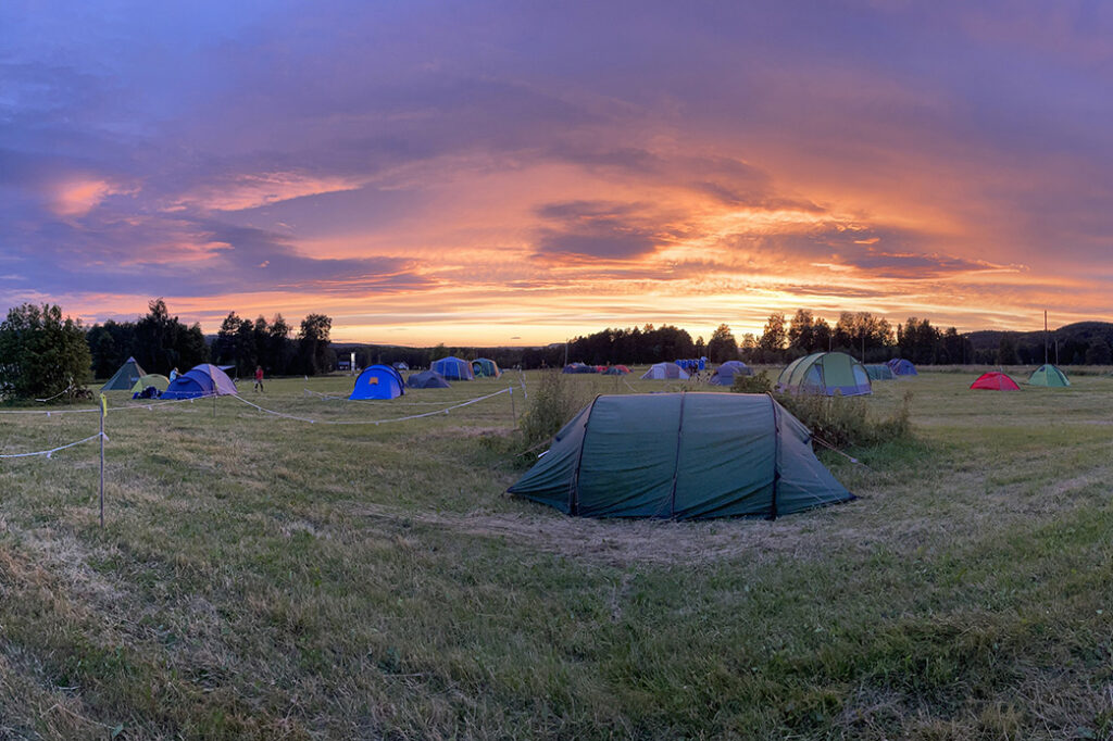 Kläpp-campingen på festivalen Urkult