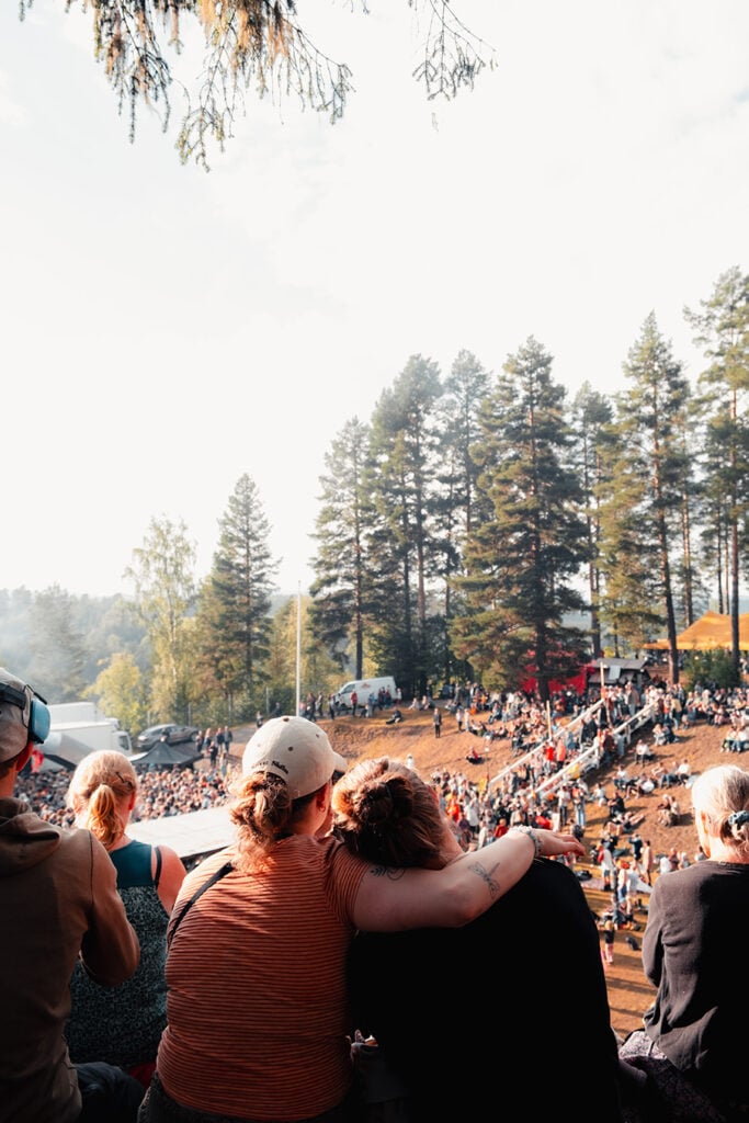 Festplatsen i Näsåker.